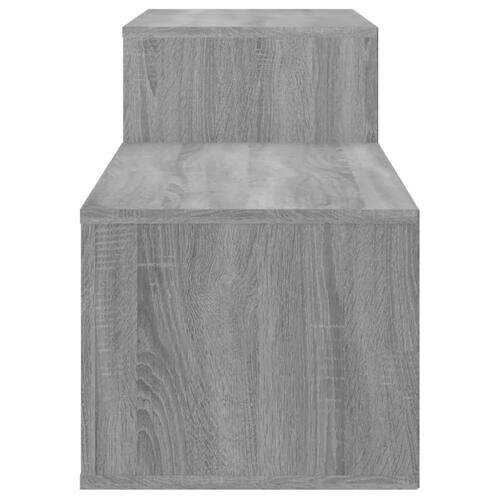 Skoskab 150x35x45 cm konstrueret træ grå sonoma-eg