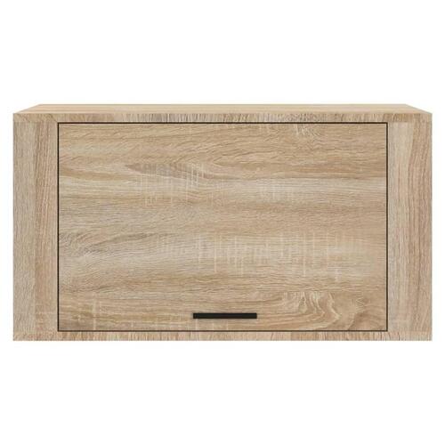 Væghængt skoskab 70x35x38 cm konstrueret træ Sonoma-eg