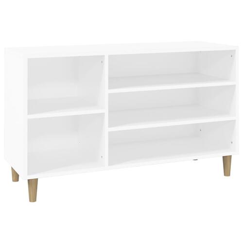 Skoreol 102x36x60 cm konstrueret træ hvid