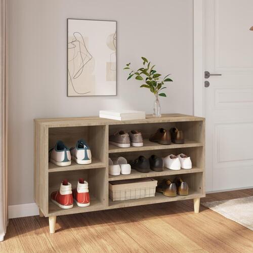 Skoreol 102x36x60 cm konstrueret træ sonoma-eg