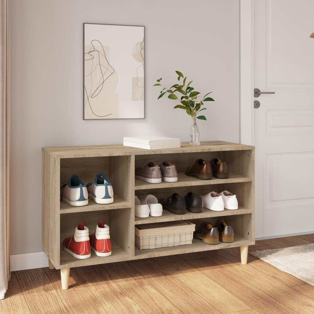 Skoreol 102x36x60 cm konstrueret træ sonoma-eg