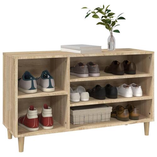 Skoreol 102x36x60 cm konstrueret træ sonoma-eg