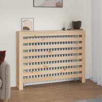 Radiatorskjuler 108,5x19x84 cm massivt fyrretræ