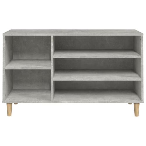 Skoreol 102x36x60 cm konstrueret træ betongrå