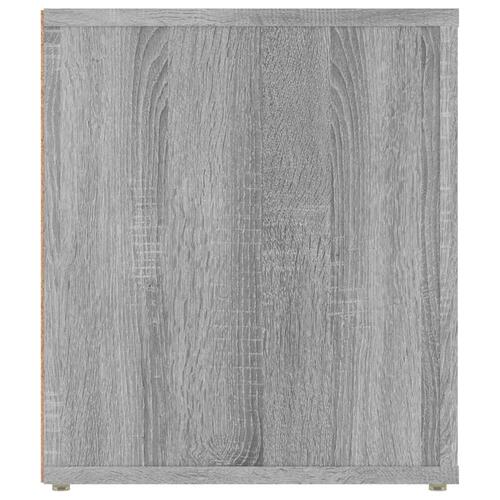 Tv-bord 100x35x40 cm konstrueret træ grå sonoma-eg