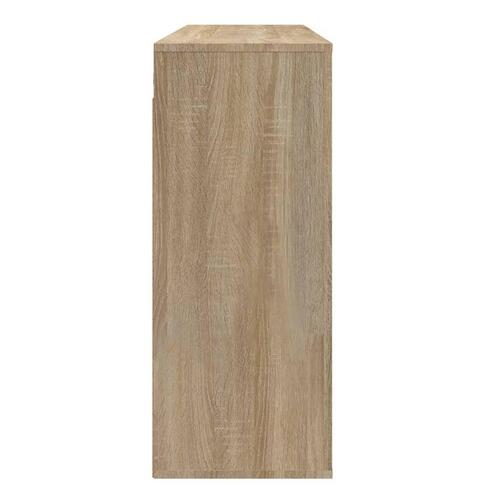 Vægskab 80x33x80 cm konstrueret træ sonoma-eg