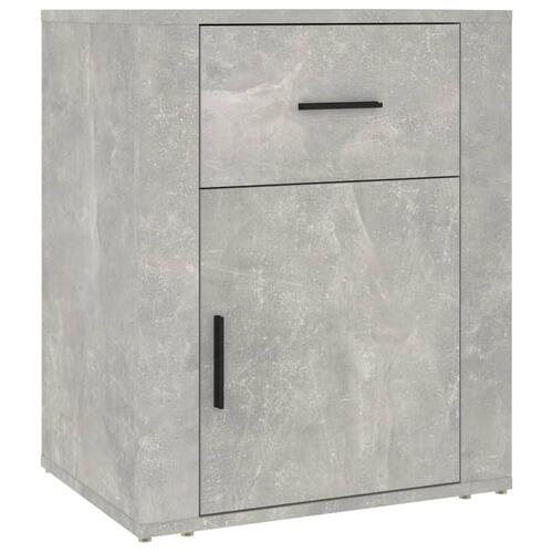 Sengebord 50x36x60 cm konstrueret træ betongrå