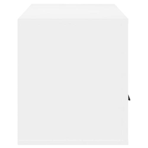 Tv-bord 100x35x40 cm konstrueret træ hvid