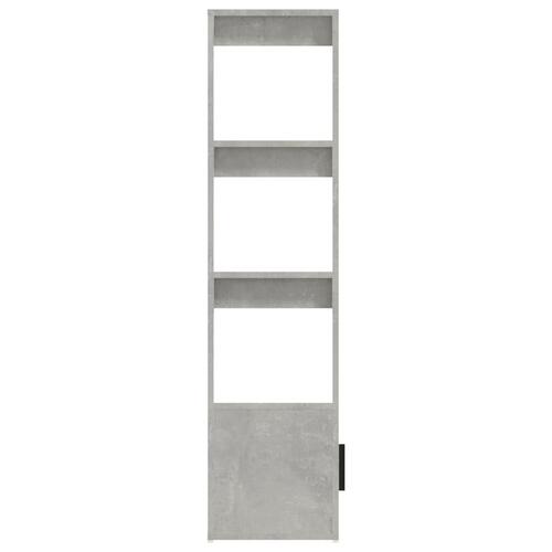 Skænk 80x30x119,5 cm konstrueret træ betongrå
