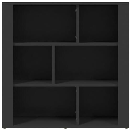 Skænk 80x30x80 cm konstrueret træ sort