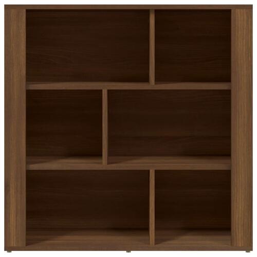 Skænk 80x30x80 cm konstrueret træ brun egetræsfarve