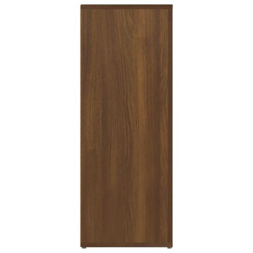 Skænk 80x30x80 cm konstrueret træ brun egetræsfarve