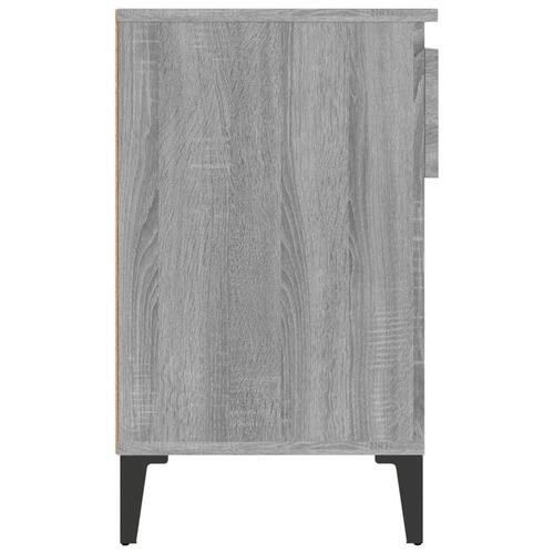 Skoskab 102x36x60 cm konstrueret træ grå sonoma-eg