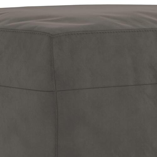 Fodskammel 70x55x41 cm velour mørkegrå