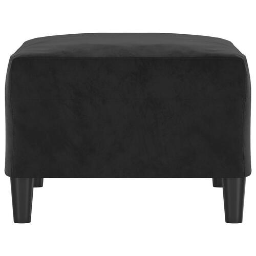 Fodskammel 70x55x41 cm velour sort