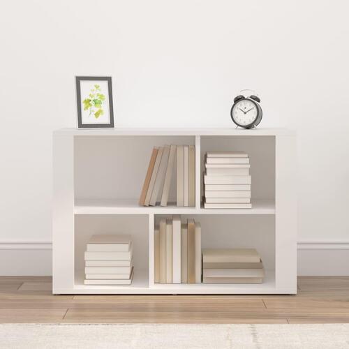 Skænk 80x30x54 cm konstrueret træ hvid