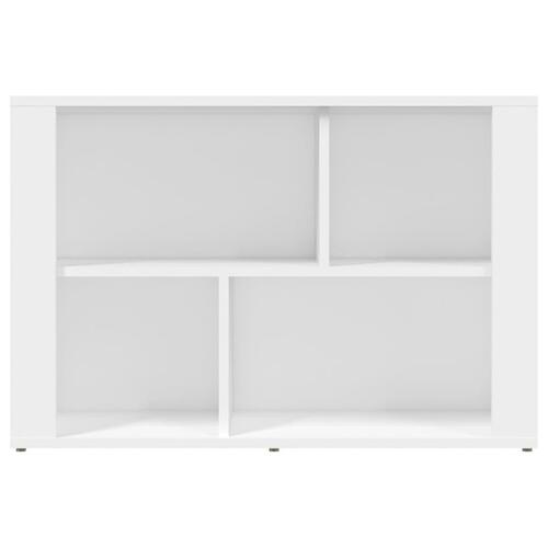 Skænk 80x30x54 cm konstrueret træ hvid