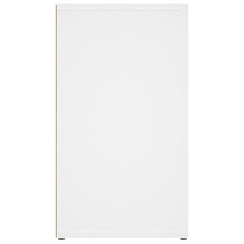 Skænk 80x30x54 cm konstrueret træ hvid
