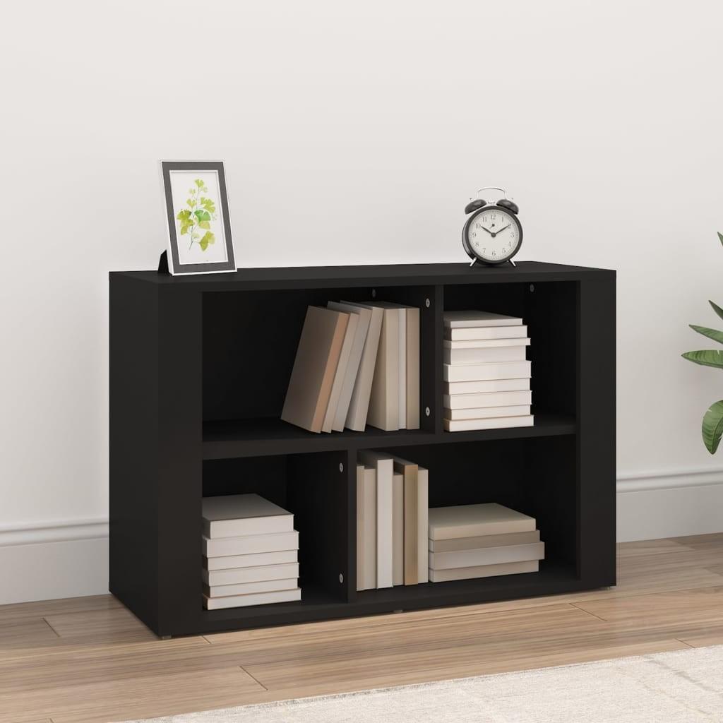 Skænk 80x30x54 cm konstrueret træ sort