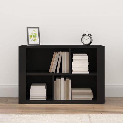 Skænk 80x30x54 cm konstrueret træ sort