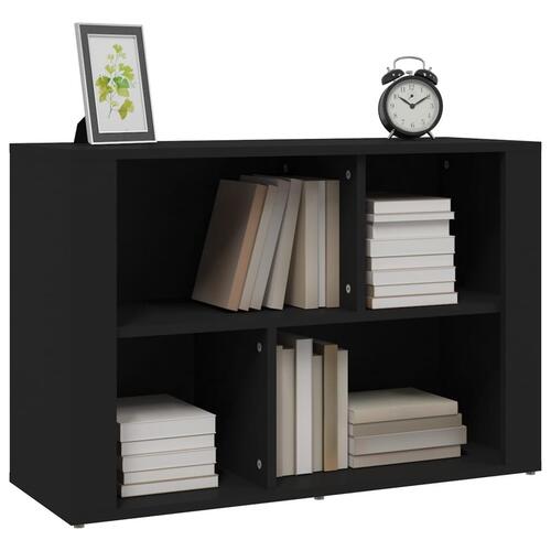 Skænk 80x30x54 cm konstrueret træ sort