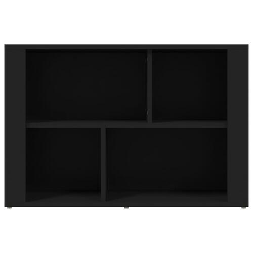Skænk 80x30x54 cm konstrueret træ sort
