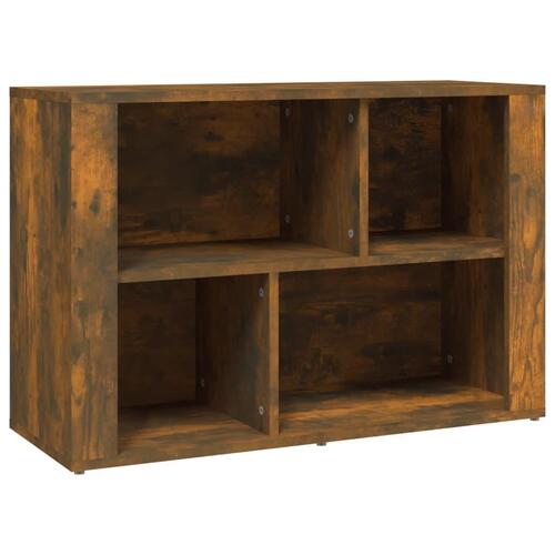 Skænk 80x30x54 cm konstrueret træ røget egetræsfarve