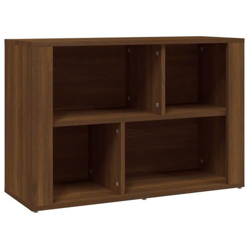 Skænk 80x30x54 cm konstrueret træ brun egetræsfarve