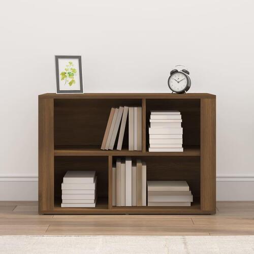 Skænk 80x30x54 cm konstrueret træ brun egetræsfarve