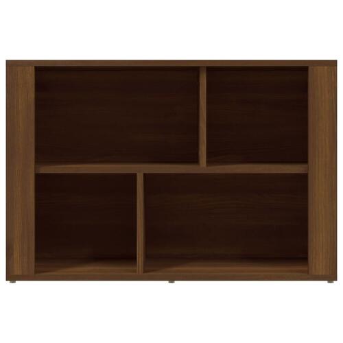 Skænk 80x30x54 cm konstrueret træ brun egetræsfarve