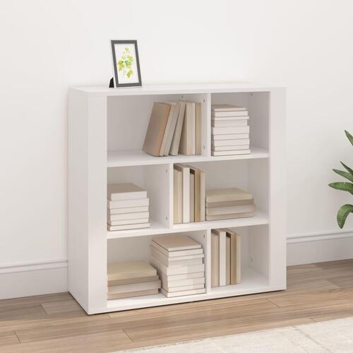 Skænk 80x30x80 cm konstrueret træ hvid