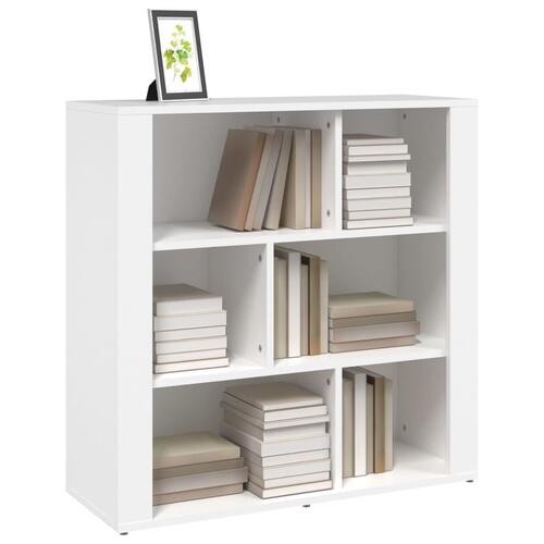 Skænk 80x30x80 cm konstrueret træ hvid
