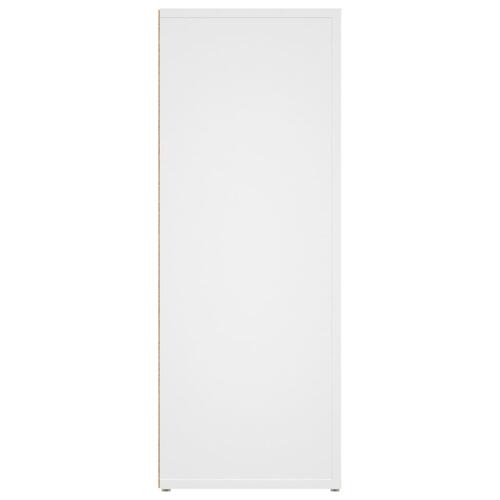 Skænk 80x30x80 cm konstrueret træ hvid