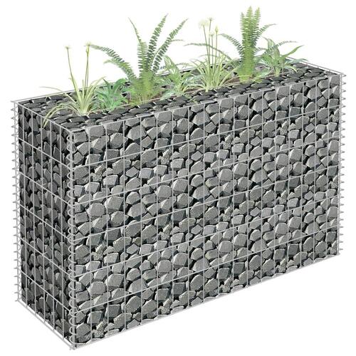 Gabion-højbed 90x30x60 cm galvaniseret stål