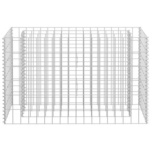 Gabion-højbed 90x30x60 cm galvaniseret stål