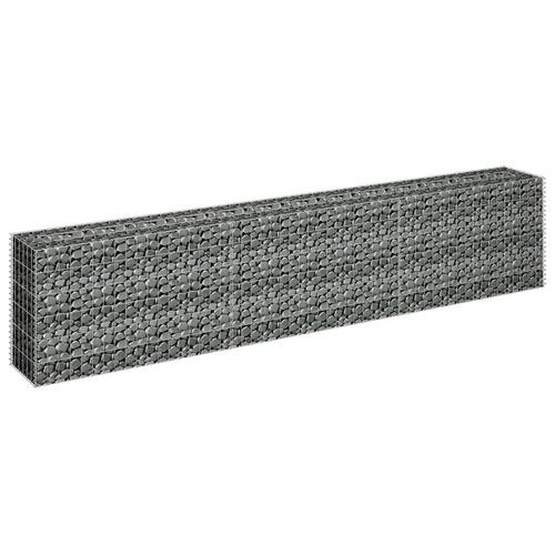 Gabion-højbed 270x30x60 cm galvaniseret stål