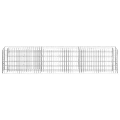 Gabion-højbed 270x30x60 cm galvaniseret stål
