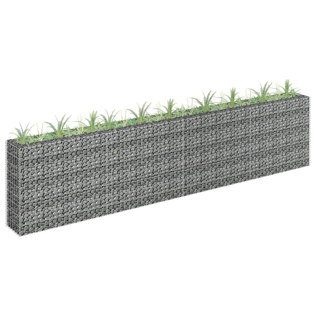 Gabion-højbed 360x30x90 cm galvaniseret stål