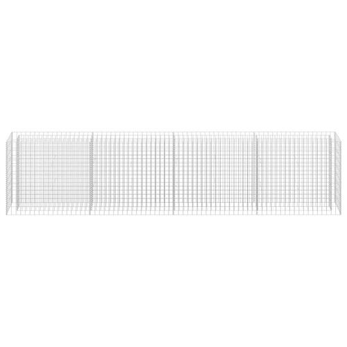 Gabion-højbed 360x30x90 cm galvaniseret stål