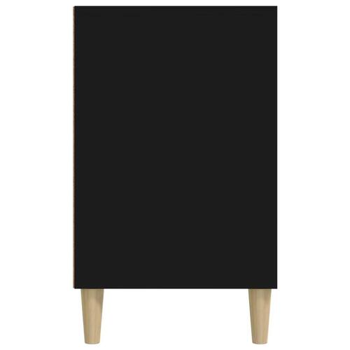 Skoreol 102x36x60 cm konstrueret træ sort