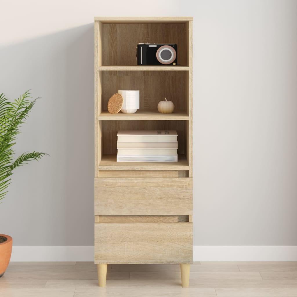 Skab 40x36x110 cm konstrueret træ Sonoma-eg