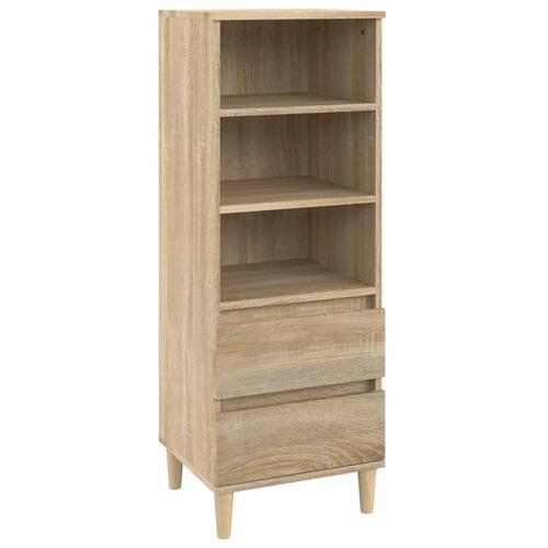 Skab 40x36x110 cm konstrueret træ Sonoma-eg