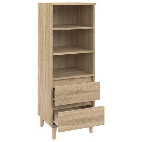 Skab 40x36x110 cm konstrueret træ Sonoma-eg