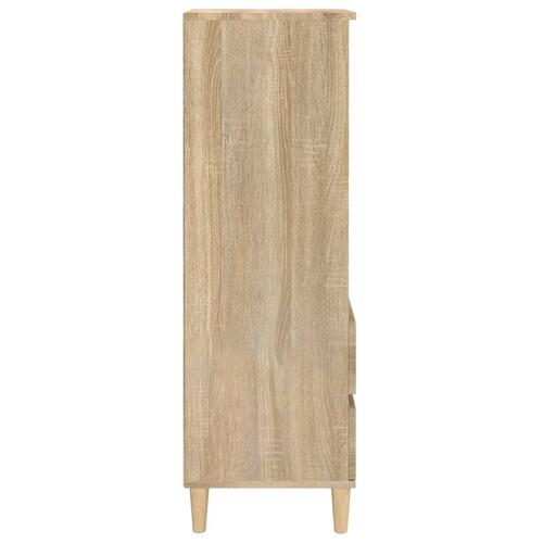 Skab 40x36x110 cm konstrueret træ Sonoma-eg