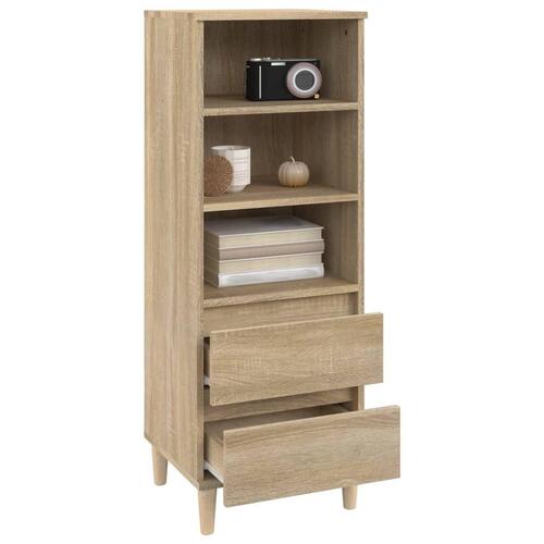 Skab 40x36x110 cm konstrueret træ Sonoma-eg