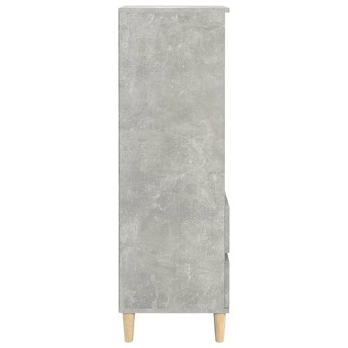 Skab 40x36x110 cm konstrueret træ betongrå