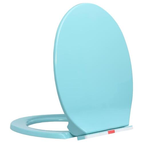 Toiletsæde med soft-close quick release-funktion oval grøn