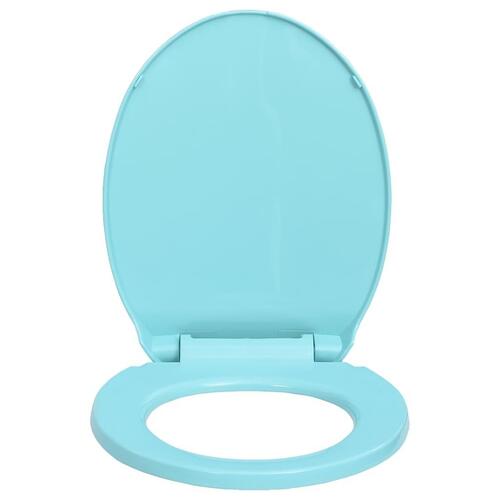 Toiletsæde med soft-close quick release-funktion oval grøn