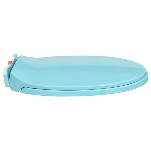 Toiletsæde med soft-close quick release-funktion oval grøn