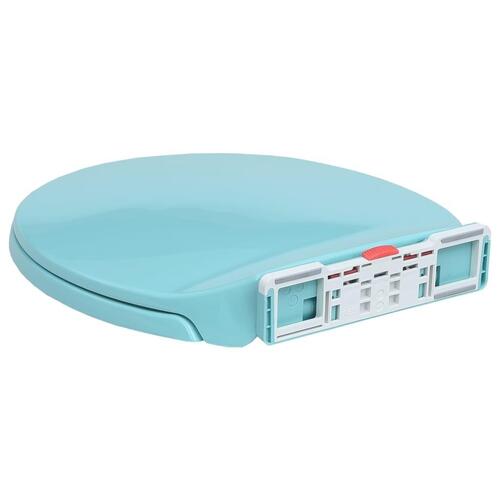 Toiletsæde med soft-close quick release-funktion oval grøn
